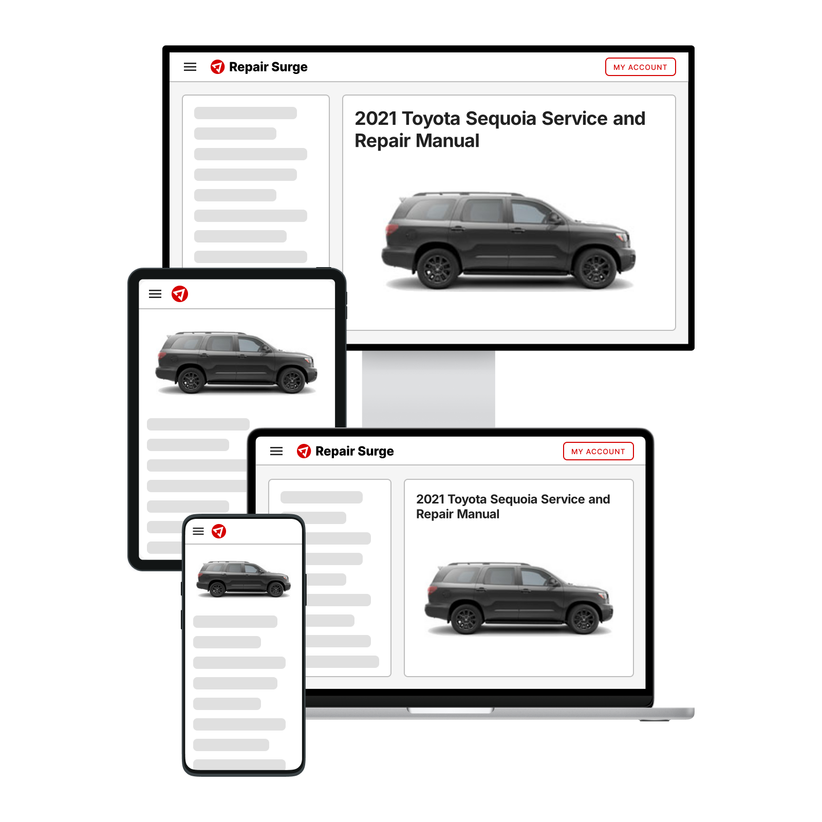 2021 Toyota Sequoia Service and Repair Manual | Repair Surge