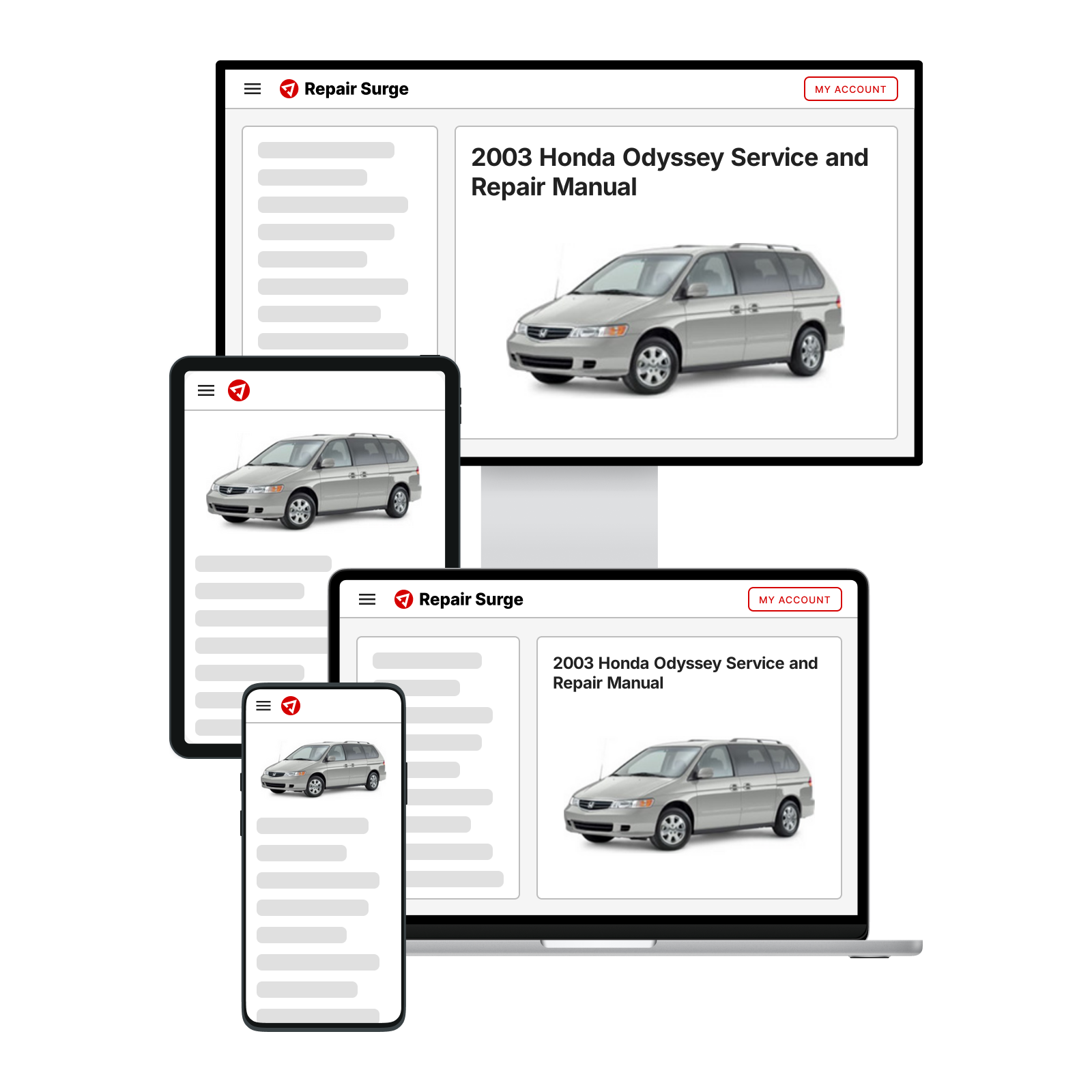 2003 Honda Odyssey Service and Repair Manual | Repair Surge