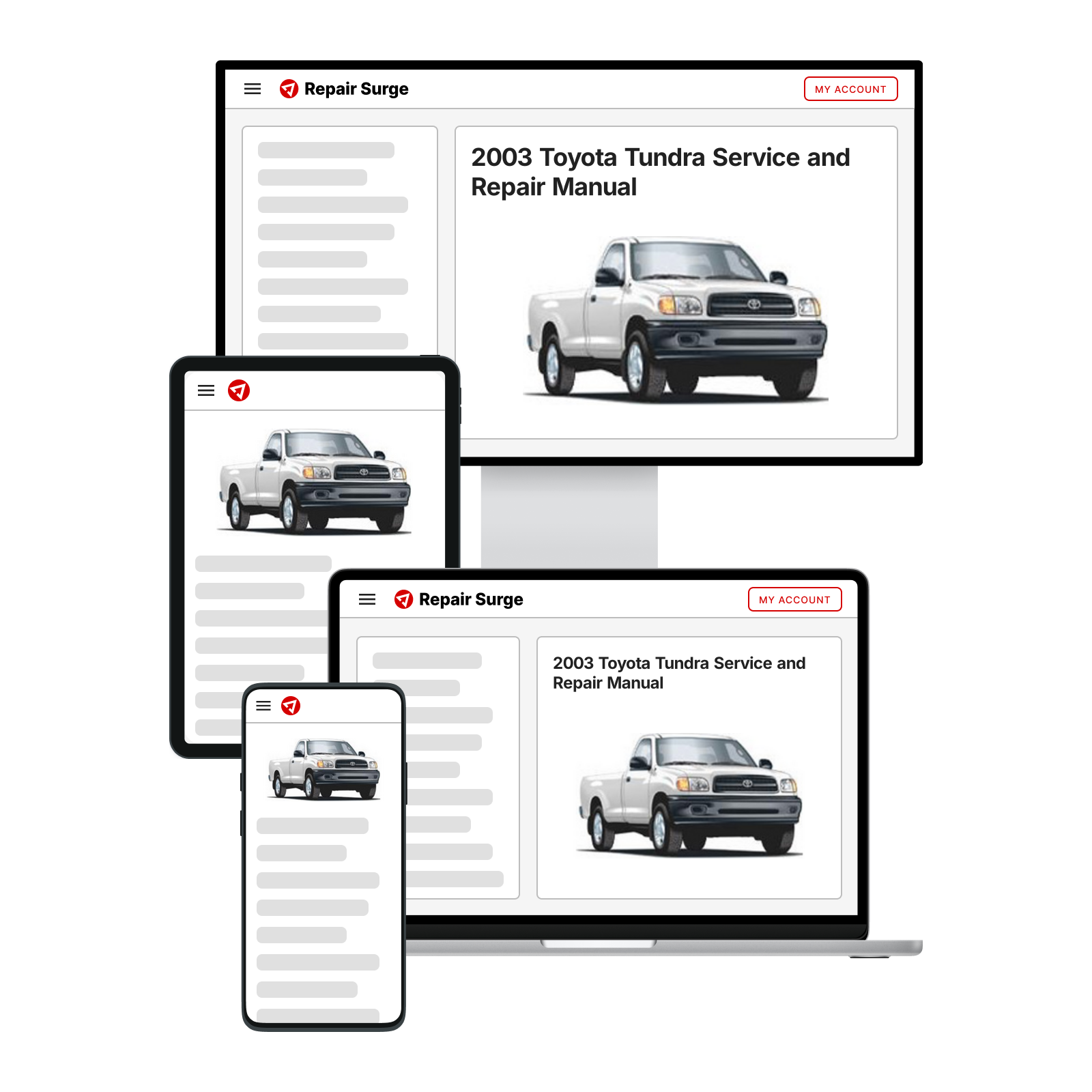 2003 Toyota Tundra Service and Repair Manual | Repair Surge