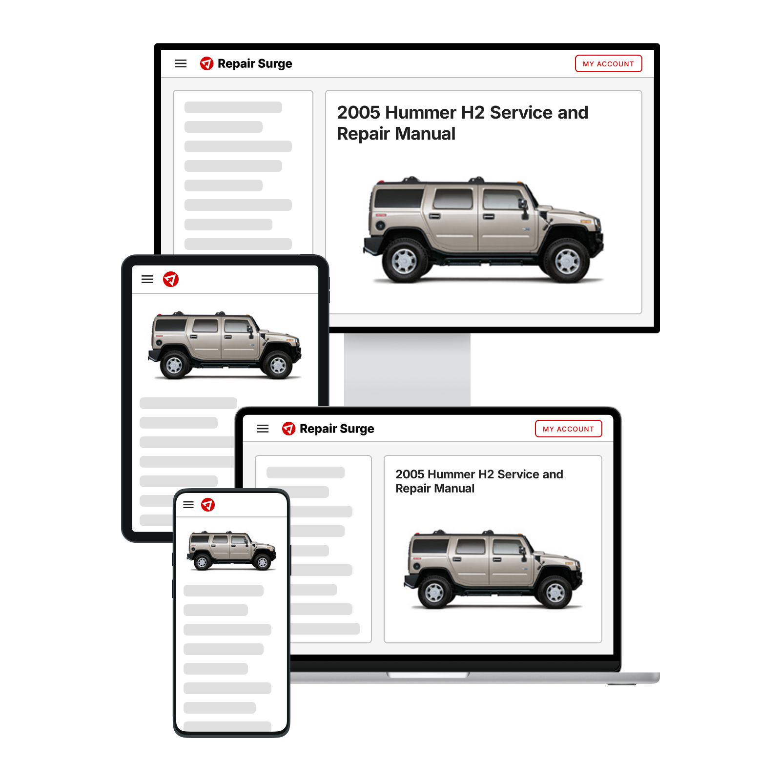 2005 Hummer H2 Service and Repair Manual | Repair Surge