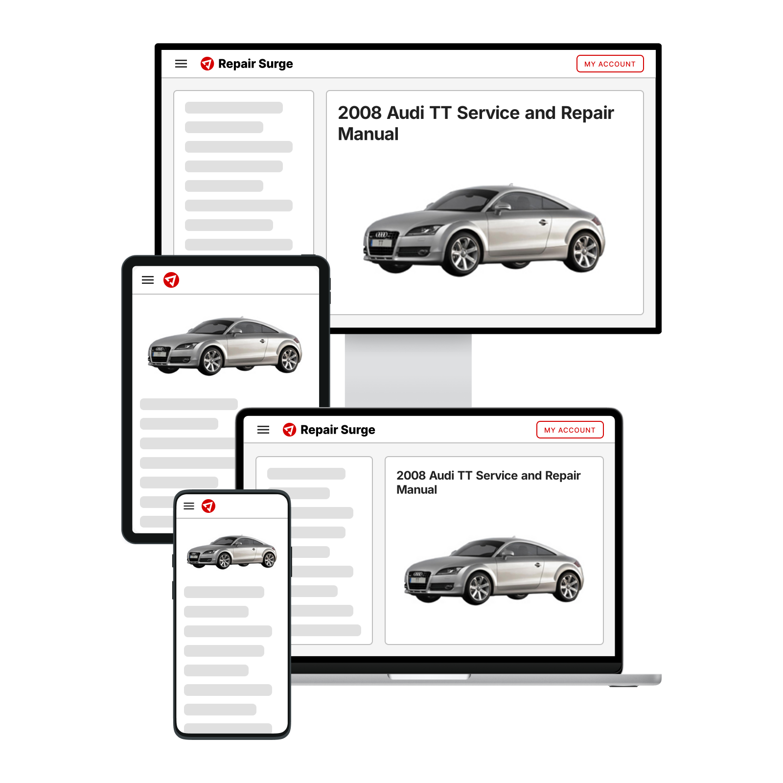 2008 Audi TT Service and Repair Manual | Repair Surge