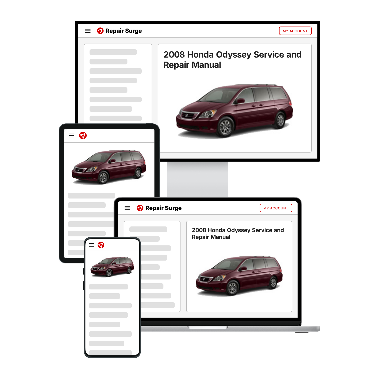 2008 Honda Odyssey Service and Repair Manual | Repair Surge