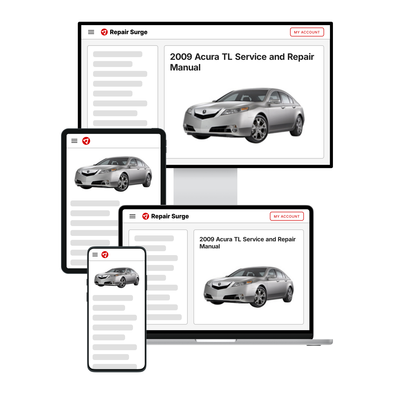 2009 Acura TL Service and Repair Manual | Repair Surge