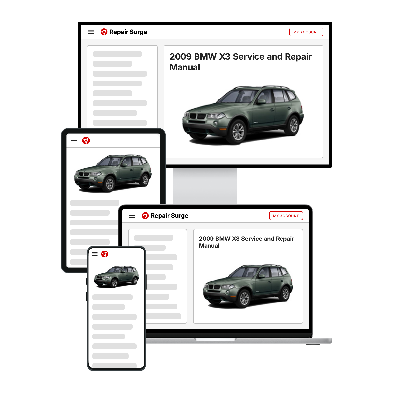 2009 BMW X3 Service and Repair Manual | Repair Surge