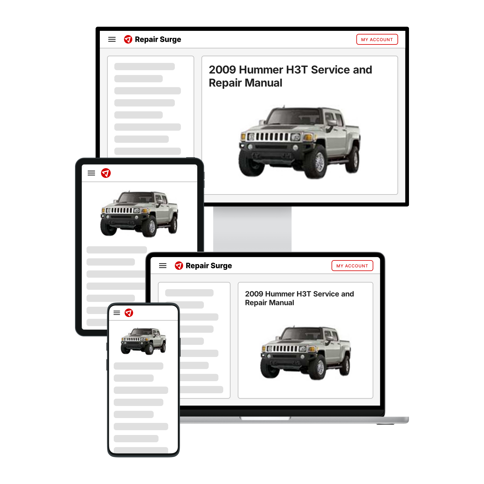 2009 Hummer H3T Service and Repair Manual | Repair Surge