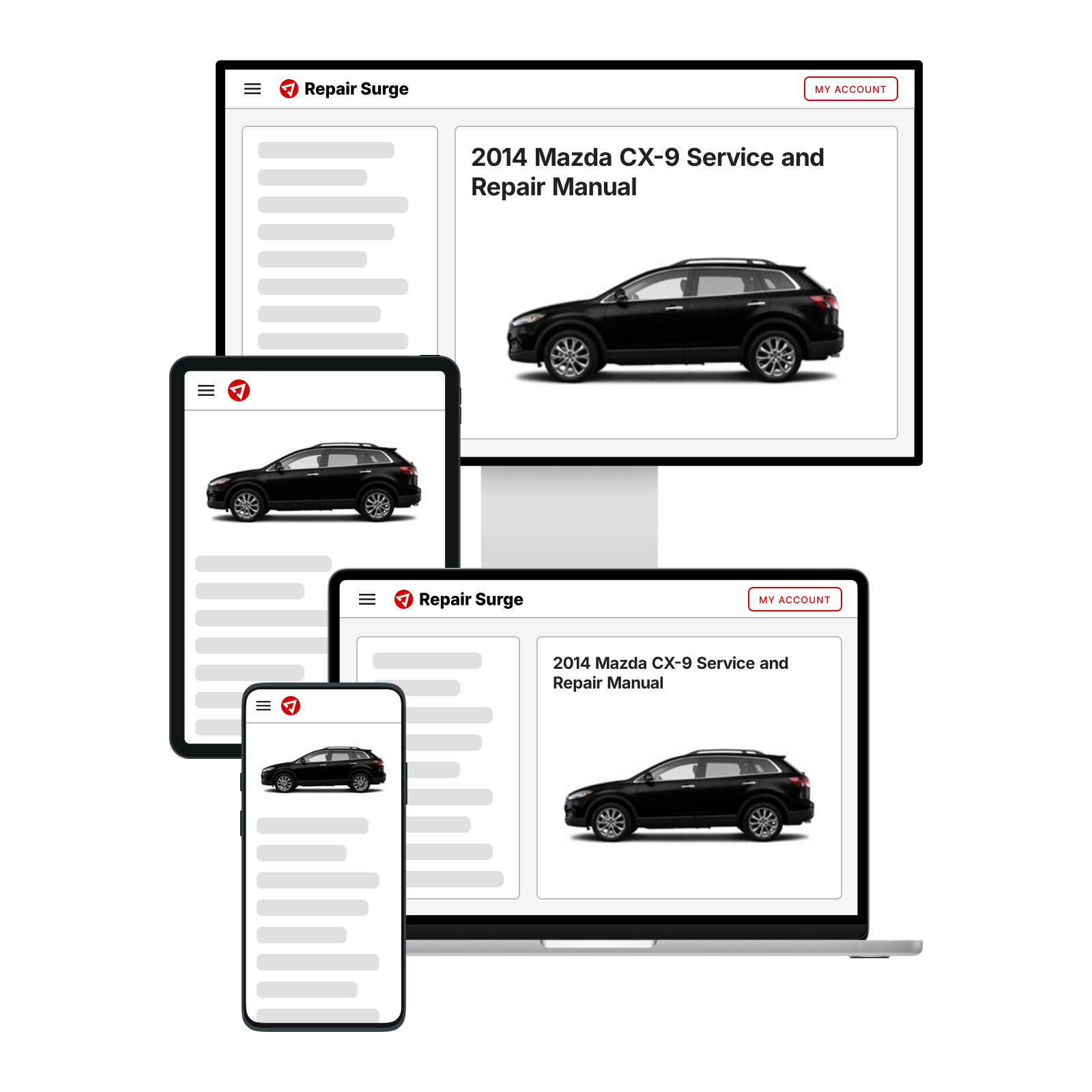 2014 Mazda CX-9 Service and Repair Manual | Repair Surge