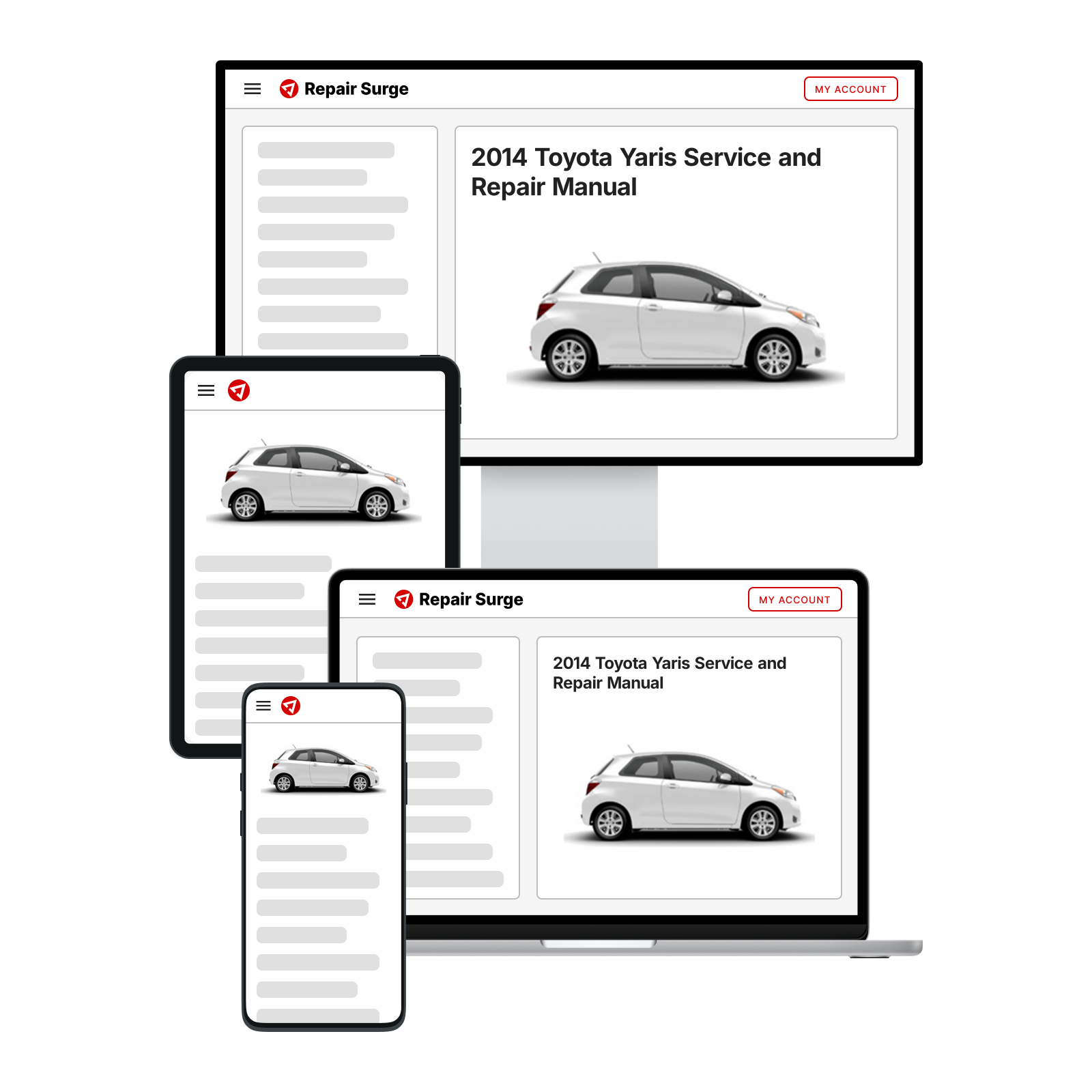 Toyota Yaris repair manual 2007 ~ Service & Spare Parts Catalog