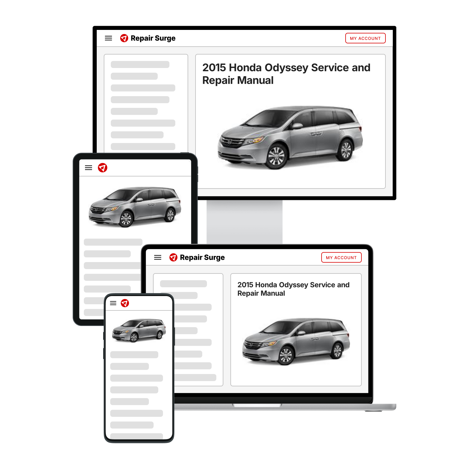HONDA ODYSSEY サービスマニュアル 2015 Honda Odyssey Service and Repair Manual | Repair Surge