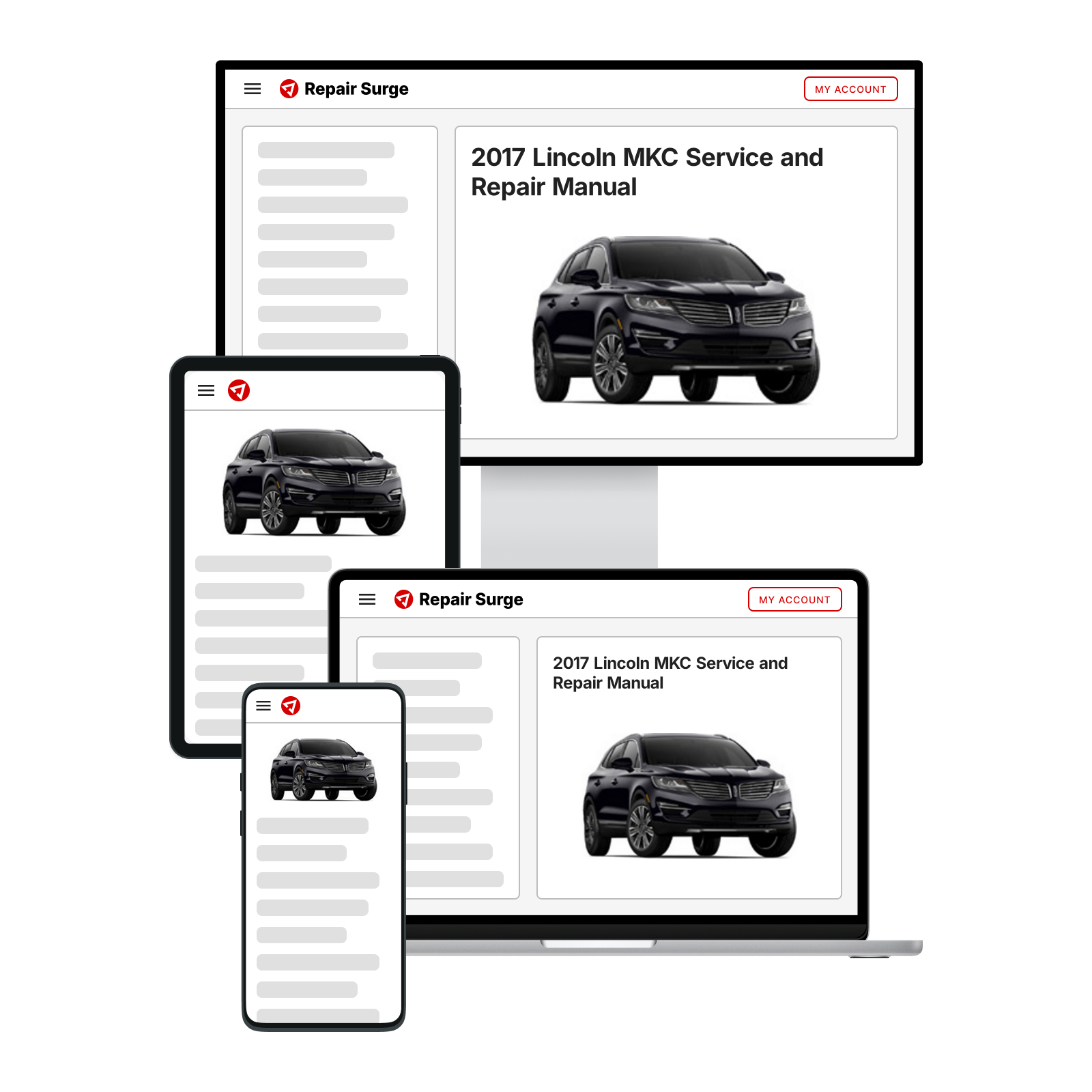 Helming Full Factory Owner's Manual For 2017 Lincoln MKC – Glovebox Book With Case & Pen