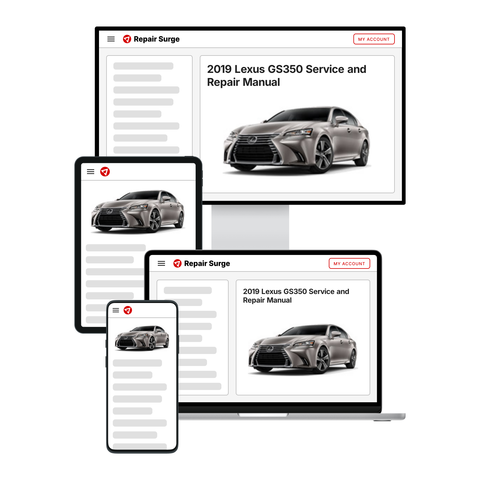 2019 Lexus GS350 Service and Repair Manual | Repair Surge