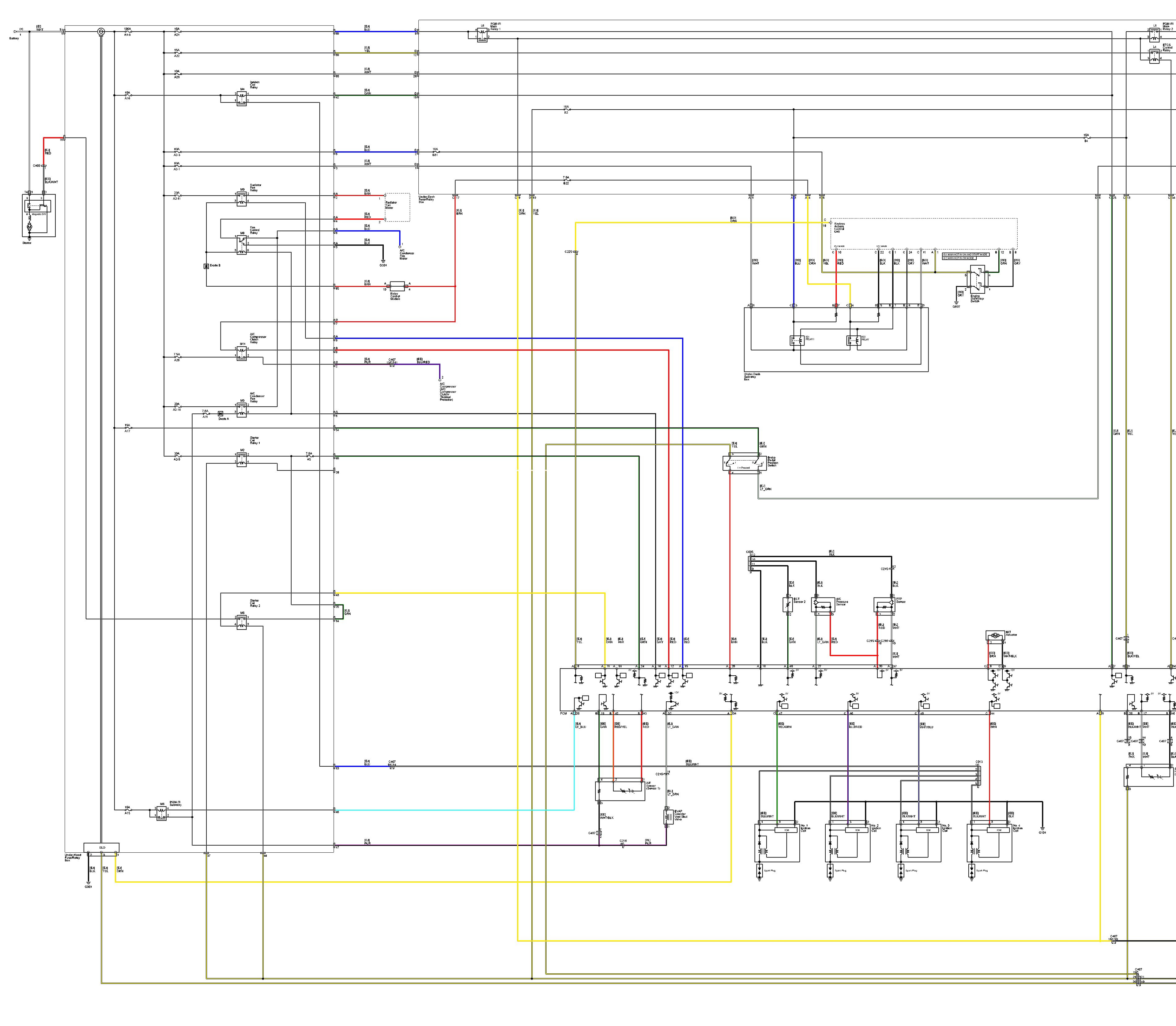 2000 Ford F-550 Super Duty wiring diagrams sample