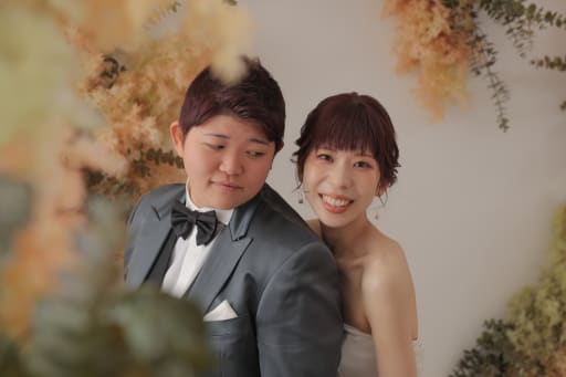 お花に包まれて