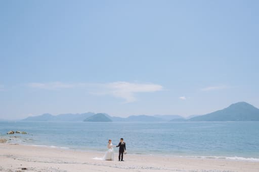 海岸でお散歩♪