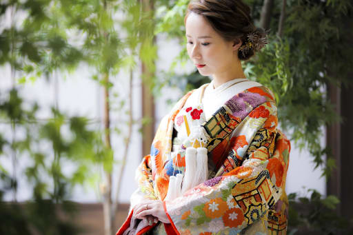 屋内庭園スタジオ撮影