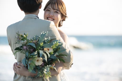 最後はハグで！