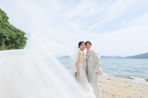 砂浜で
