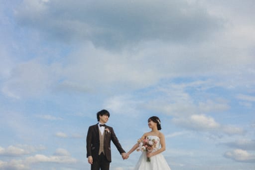 雲の切れ間から青空もでました