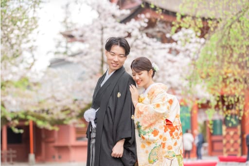 神社での撮影も