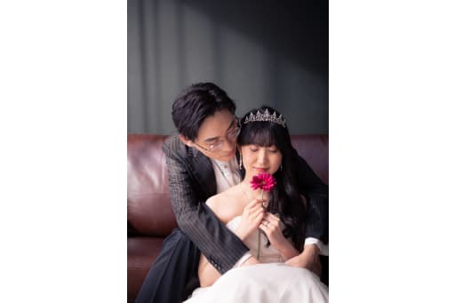 ソファーの背景で