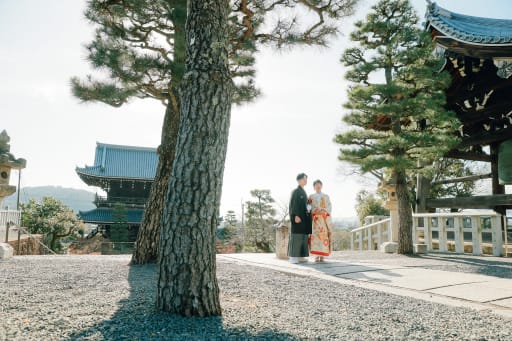  まずはお外でのロケーションを楽しんでいただきました