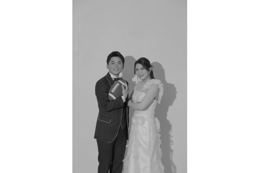 ラグビーボールで