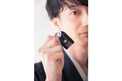 新郎様は紋付袴のお守り☆