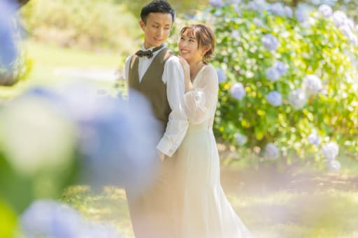 お花に包まれて