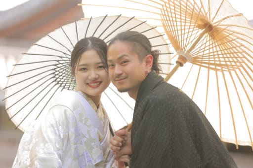笑顔が素敵なおふたり！
