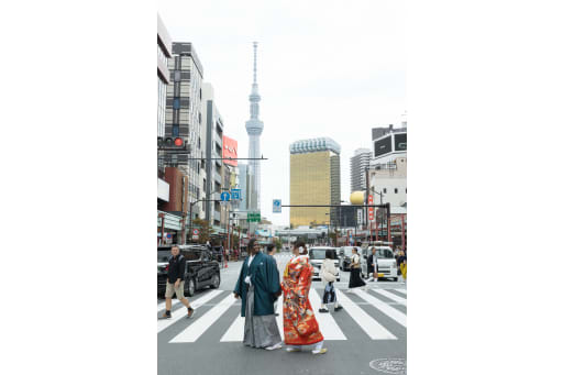 スカイツリーと一緒に