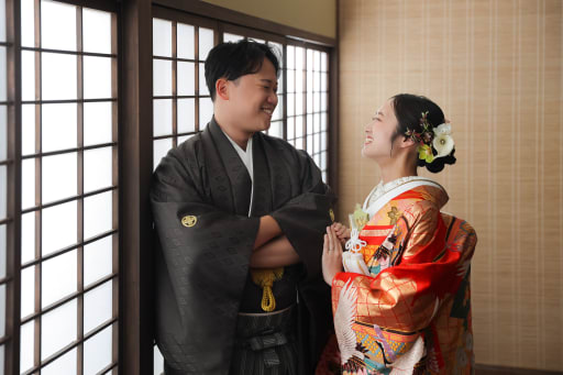 障子越しに、思わずこぼれる笑顔