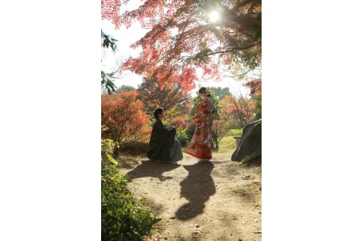 憧れのシーンを和装で