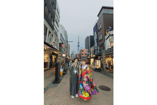 食べ歩き姿もパシャリ