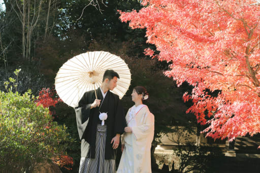 紅葉と②