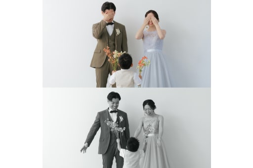 続いて洋装ハウススタジオ撮影