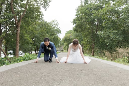 クラウチングスタート！