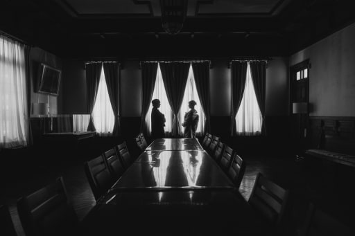 お二人と、背景と