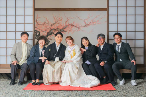 和装で集合写真！