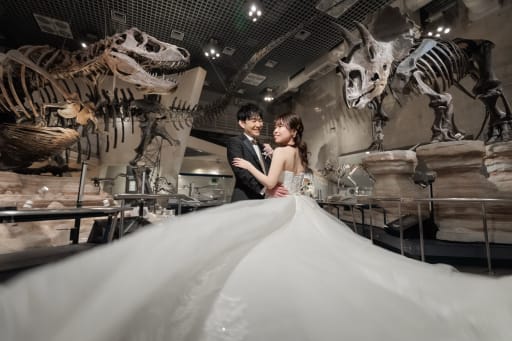 ドレスがふわっ