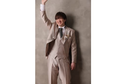 新郎さんのソロショット