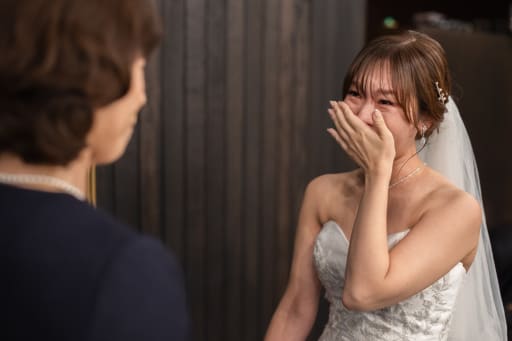 溢れ出した感謝の涙