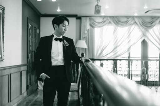 ご新郎様のソロカット