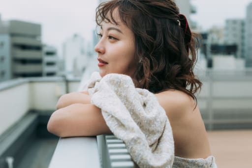 浅草の景色を眺めながら