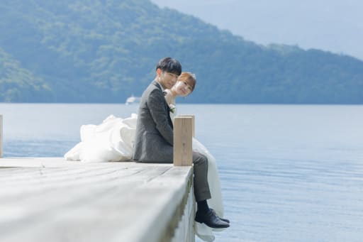 海なし県でもダイナミックな湖があります！！