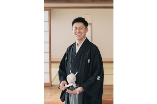 ご新郎様のソロカット