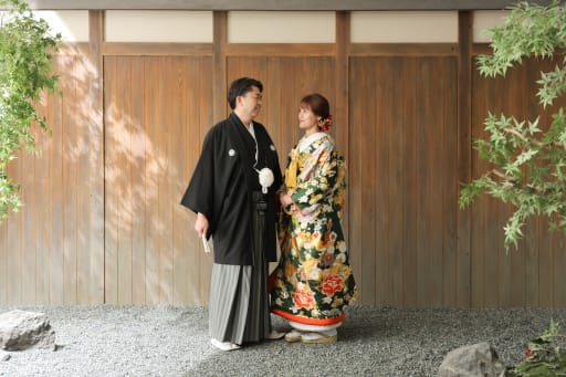 屋内庭園で！