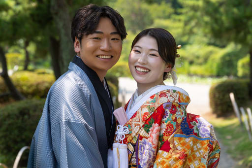 笑顔がとても可愛いお二人