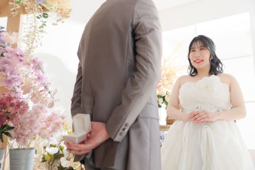 締めはお花屋さんで