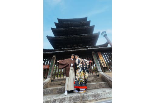 移動して八坂の塔へ
