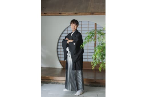 爽やかな笑顔の新郎様