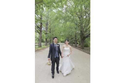 お散歩ショット。